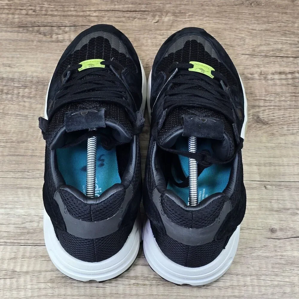 Adidas ZX Torsion Core Black Men's Size 13  Black White Sneakers (EE4805)